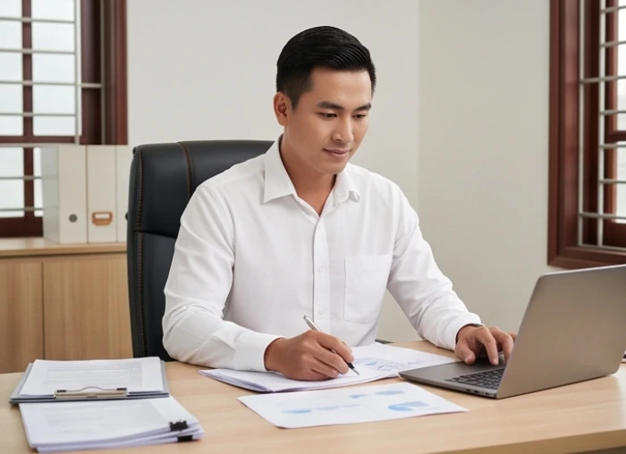 Nam mạng tuổi Nhâm Thân tập trung làm việc tại văn phòng tận dụng thời điểm vàng của sao Mộc Đức