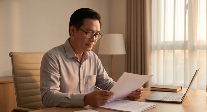 Nam giới 54 tuổi thực hiện nghi thức cúng sao mộc đức cầu tài lộc và thăng tiến trong năm đinh mùi