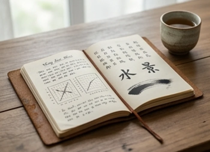 Bảng đối chiếu cẩn thận các yếu tố sinh khắc ngũ hành của Tân Dậu và Quý Dậu trên sổ tay