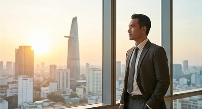 Doanh nhân nam Bính Dần trung niên rèn luyện sức khỏe và lập kế hoạch chiến lược cho giai đoạn thăng hoa sau tuổi 35
