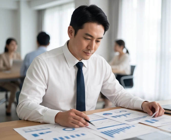 Nam giới tuổi Sửu xử lý khủng hoảng công việc bằng thái độ điềm tĩnh và quyết đoán tại văn phòng