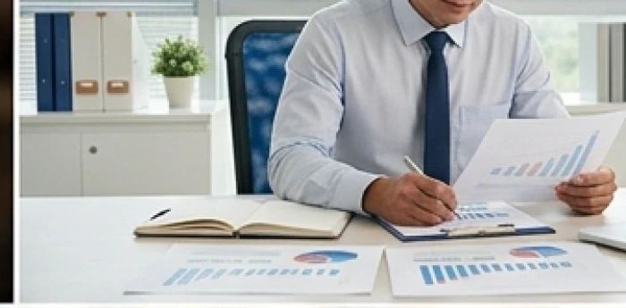 Doanh nhân bính dần 1986 lập kế hoạch sự nghiệp chi tiết với lộ trình thăng tiến rõ ràng trên bàn làm việc