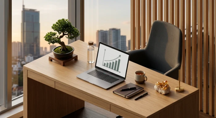 Bản đồ định hướng sự nghiệp tuổi mùi với yếu tố ngũ hành trong không gian làm việc hiện đại tại Việt Nam