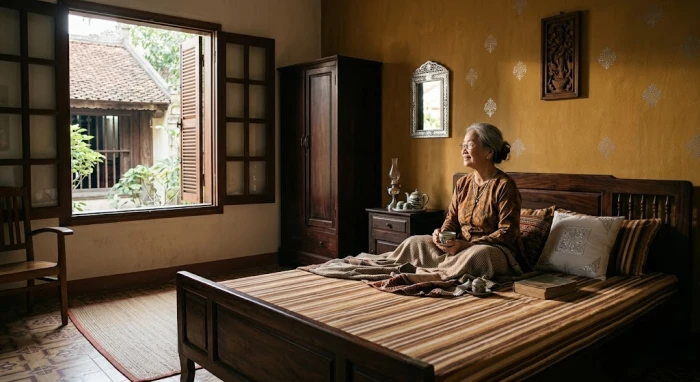 Không gian sống yên bình ứng dụng phong thủy giải đáp tân tỵ 1941 mệnh gì cho người cao tuổi