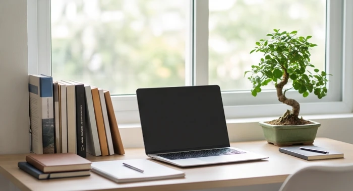 Góc học tập gọn gàng giúp tuổi Tân Tỵ duy trì sự tập trung cao độ trước các kỳ thi quan trọng