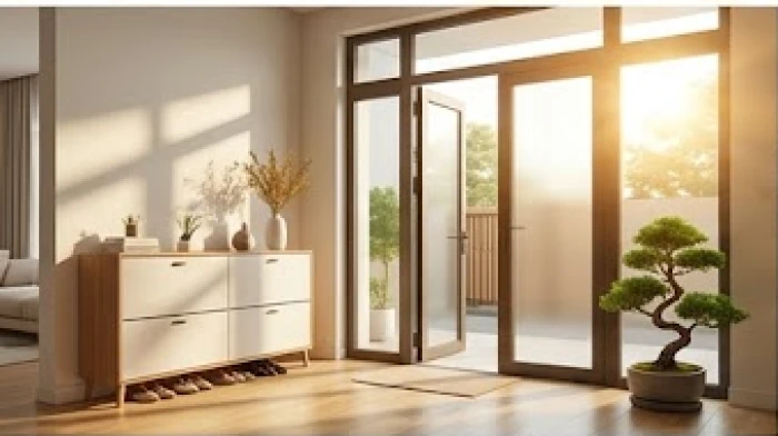 Không gian sảnh chính rộng rãi và ngập tràn ánh sáng quay về hướng Tây Bắc hỗ trợ vượng khí cho nam 1977