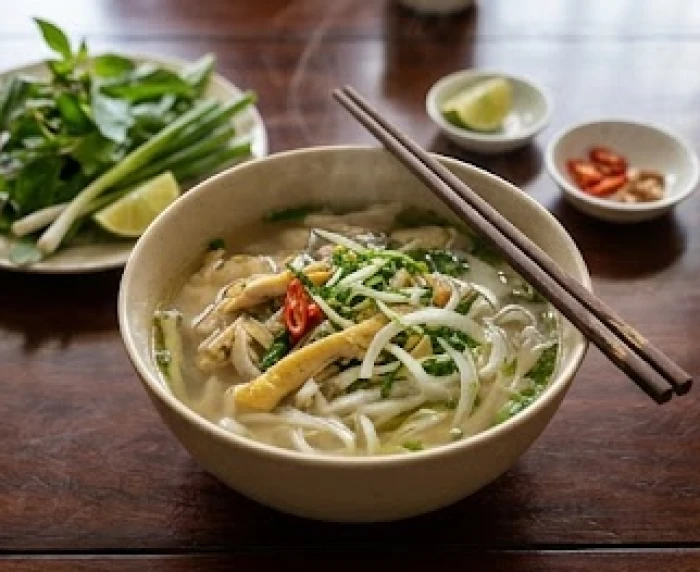 Bữa ăn gia đình với các món súp, canh hầm mềm được chế biến chín kỹ đảm bảo an toàn vệ sinh.