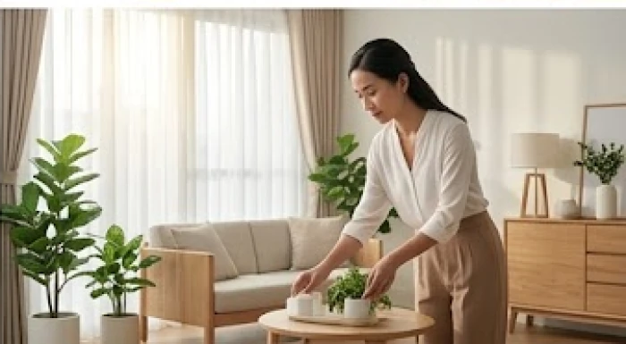 Nữ chủ nhân tổ chức không gian sống ngăn nắp và khoa học phản ánh sự cầu toàn trong tính cách tuổi mậu thìn 1988