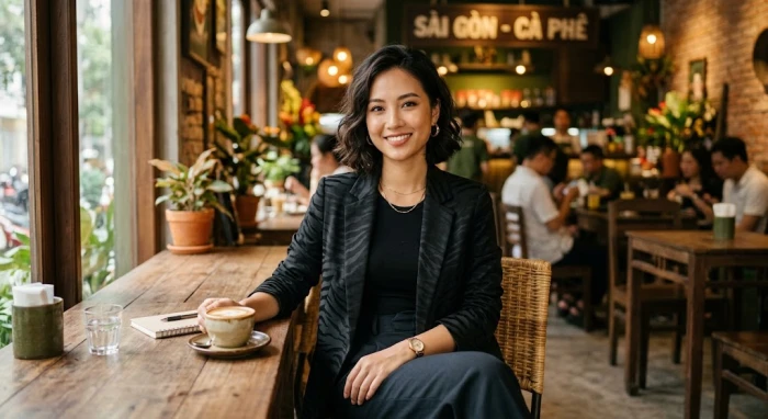 Chân dung cô gái Việt Nam hiện đại thể hiện nét tính cách nữ tuổi dần mạnh mẽ và độc lập trong công việc