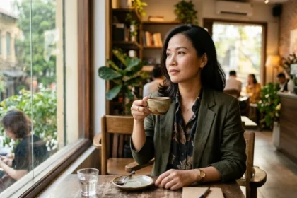 Người phụ nữ Việt Nam tự tin và sắc sảo đại diện cho tính cách nữ tuổi dậu trong công việc và cuộc sống hàng ngày