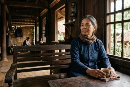 Chân dung người lớn tuổi điềm tĩnh mang đậm nét tính cách tuổi mậu thân 1968 thực tế