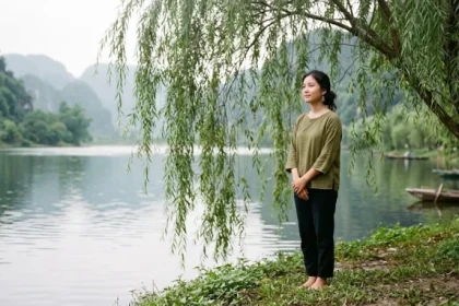 Hình ảnh minh họa về đặc điểm cốt lõi trong tính cách tuổi quý mùi 2003 với sự thấu cảm và ôn hòa