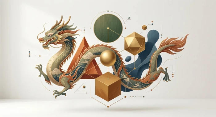 Hình minh họa biểu tượng rồng uy nghi thể hiện tổng quan tính cách tuổi thìn theo ngũ hành nạp âm