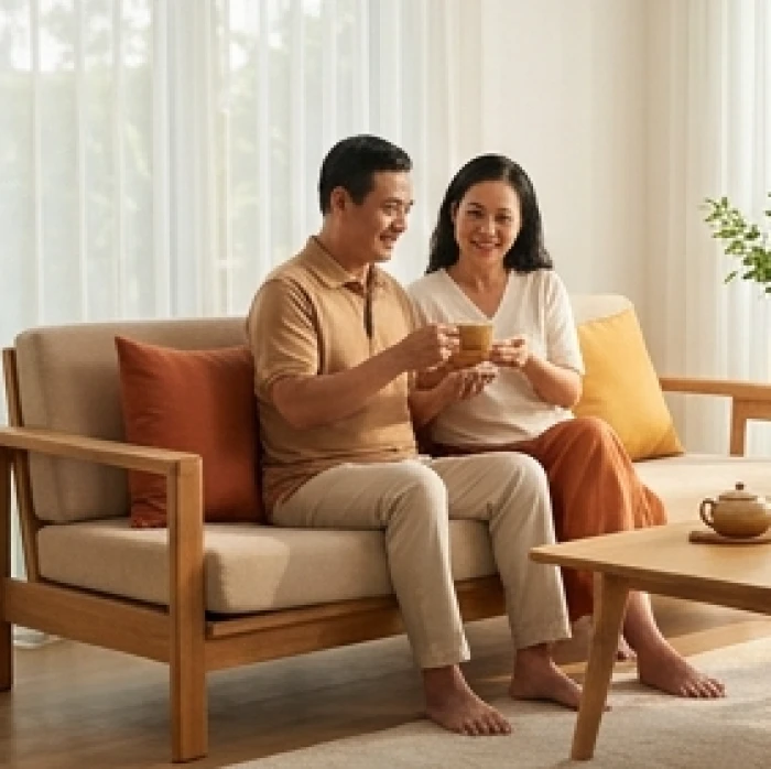 Vợ chồng và gia đình hòa thuận thấu hiểu nhau vượt qua mọi thăng trầm của đời sống hôn nhân