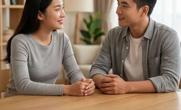 Cặp đôi trao đổi nhẹ nhàng tháo gỡ áp lực kiểm soát do ảnh hưởng tính cách tuổi Canh Thìn 2000