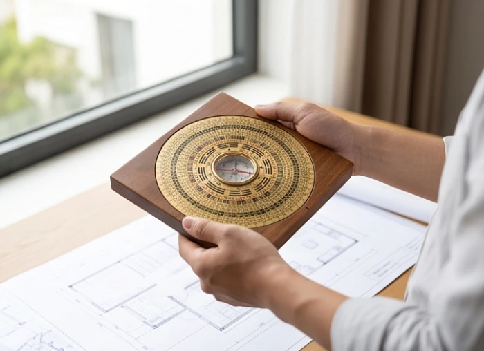 Chuyên gia phong thủy xem xét bản vẽ quy hoạch đất nền để loại bỏ hướng xấu phạm sát khí Tuyệt Mệnh
