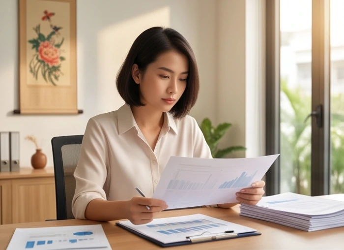 Một cá nhân tập trung cao độ khi làm việc thể hiện khả năng quan sát nhạy bén của tính cách tuổi thân