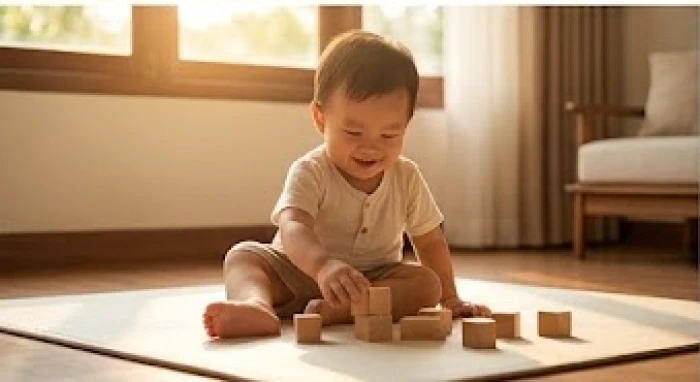 Trẻ nhỏ vui đùa giữa không gian sống ngập tràn ánh nắng và cây xanh thiên nhiên