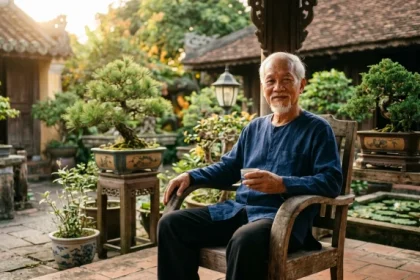 Bức tranh tĩnh lặng và bình an minh họa cho tử vi trọn đời tuổi ất mùi 1955 nam mạng khi bước vào độ tuổi xế chiều