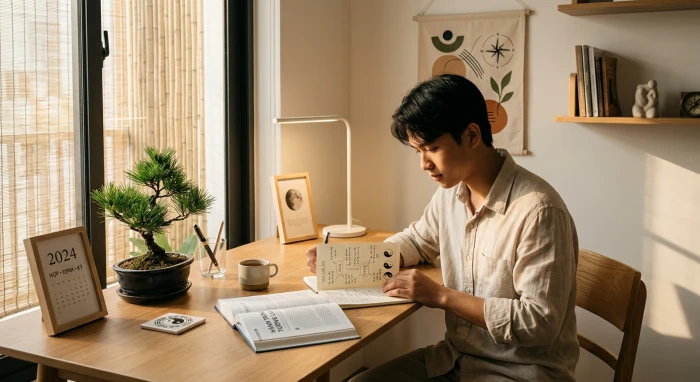 Không gian học tập chuẩn phong thủy hỗ trợ tử vi trọn đời tuổi mậu tý 2008 nam mạng