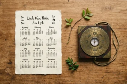 Mô hình phong thủy tối giản thể hiện tử vi trọn đời tuổi mậu tý 2008 nữ mạng