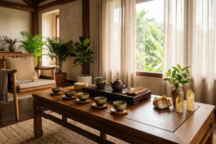 Không gian phong thủy hài hòa cho tử vi trọn đời tuổi nhâm dần 1962 nữ mạng mệnh Kim Bạch Kim
