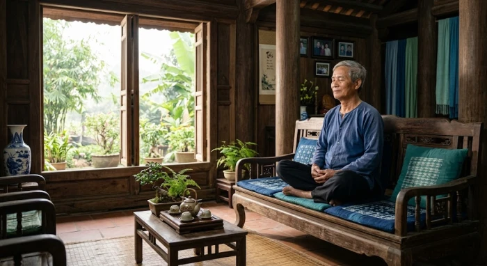 Không gian sống an lành và hợp phong thủy theo tử vi trọn đời tuổi quý mùi 1943 nam mạng dành cho người lớn tuổi