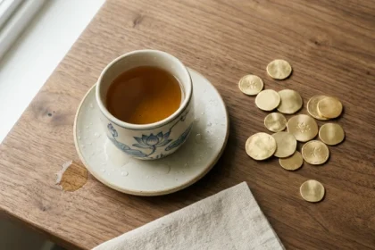 Góc không gian mang đậm nét văn hóa Việt Nam với các vật phẩm biểu tượng cho tử vi tuổi ất mão 1975 năm 2027
