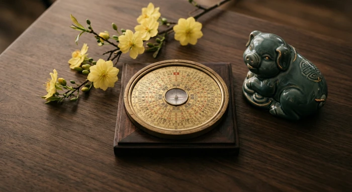 Hình ảnh mâm cúng sao giải hạn và xem tử vi tuổi hợi năm 2027 Đinh Mùi chi tiết theo phong thủy truyền thống Việt Nam