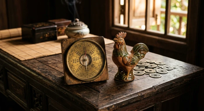 Bảng tra cứu phong thủy và tử vi tuổi kỷ dậu 1969 năm 2027 với các vật phẩm chiêu tài truyền thống Việt Nam