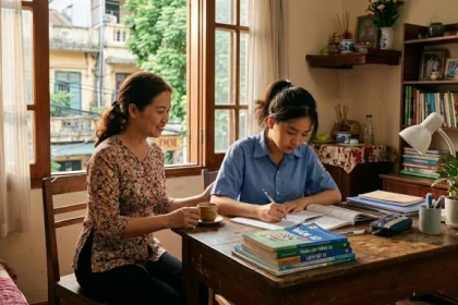 Phụ huynh đồng hành cùng con ôn thi dựa trên phân tích tử vi tuổi tân mão 2011 năm 2026 để giảm bớt áp lực