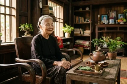 Không gian sống bình yên của người lớn tuổi trong bài luận tử vi tuổi tân tỵ 1941 năm 2027