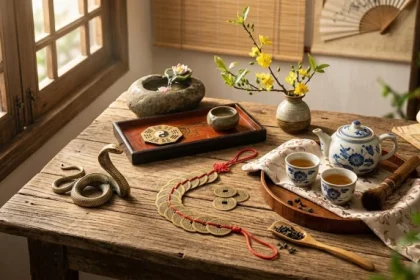 Hình ảnh phong thủy mang năng lượng tích cực cho tử vi tuổi tân tỵ 2001 năm 2027 giúp bảo vệ tài lộc và gia đạo