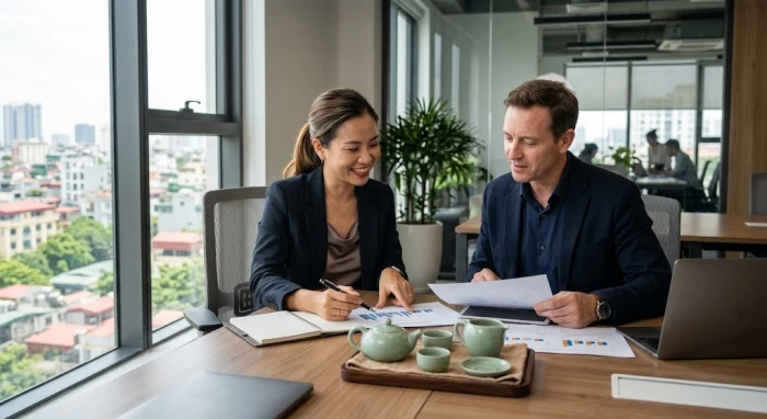 Hình ảnh phong thủy phân tích tuổi dậu hợp làm ăn với tuổi nào để chọn đối tác kinh doanh mang lại tài lộc