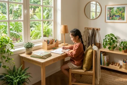 Không gian phòng ngủ và góc học tập chuẩn phong thủy cho trẻ tuổi Đinh Dậu 2017