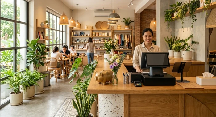 Một không gian kinh doanh hiện đại tại Việt Nam gợi ý tuổi hợi hợp kinh doanh gì để thu hút tài lộc