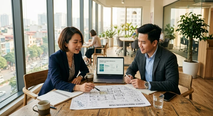 Góc làm việc hiện đại của doanh nhân và gợi ý tuổi hợi hợp làm ăn với tuổi nào để mang lại tài lộc và sự thịnh vượng