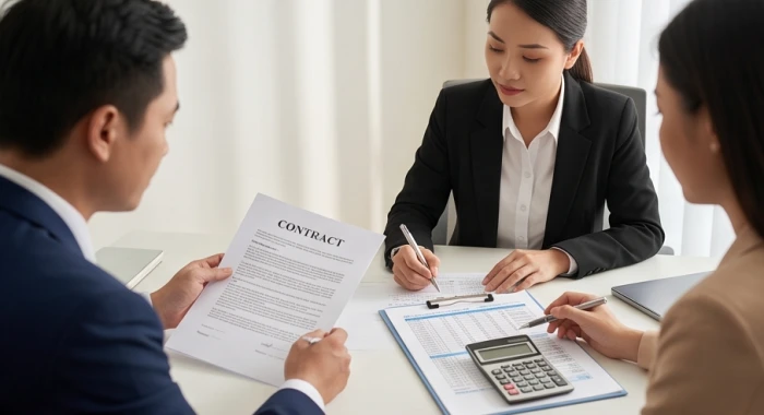 Hai đối tác Việt Nam rà soát kỹ lưỡng hợp đồng tài chính để ngăn ngừa bất đồng do xung khắc bản mệnh