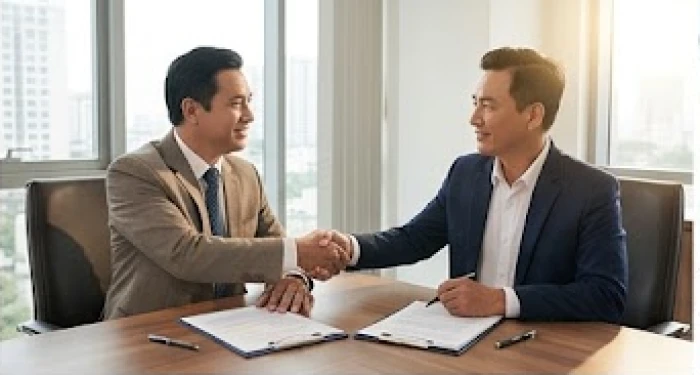 Buổi trao đổi hợp tác kinh doanh thuận lợi giữa nam mạng 1975 và đối tác hợp tuổi
