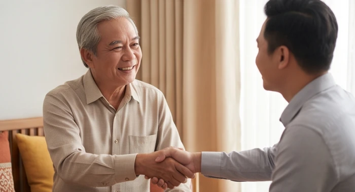 Buổi gặp gỡ đầu xuân trao đổi kế hoạch kinh doanh giữa nam mạng tuổi Tân Sửu 1961 và đối tác Quý Mão