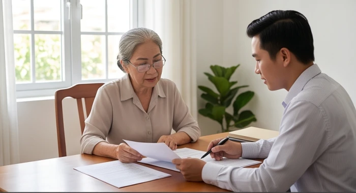 Cuộc trò chuyện trao đổi công việc thuận lợi giữa gia chủ tuổi Tân Mão cùng đối tác kinh doanh đáng tin cậy