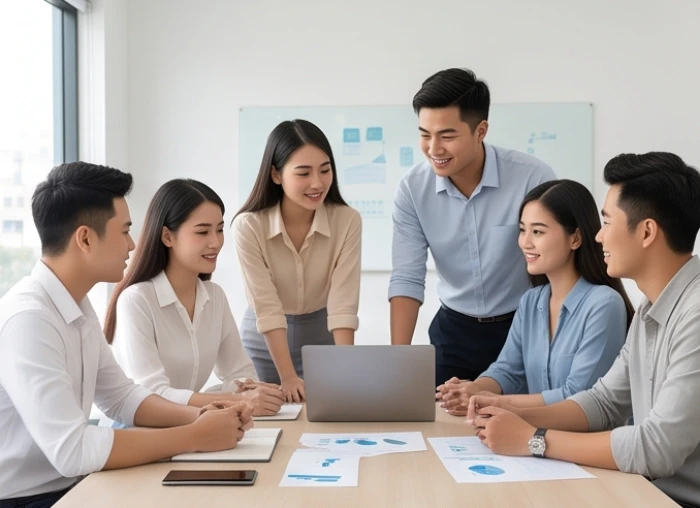 Sự phối hợp ăn ý giữa tuổi đinh hợi 2007 và đồng nghiệp tam hợp tạo sự cân bằng và tiến độ ổn định