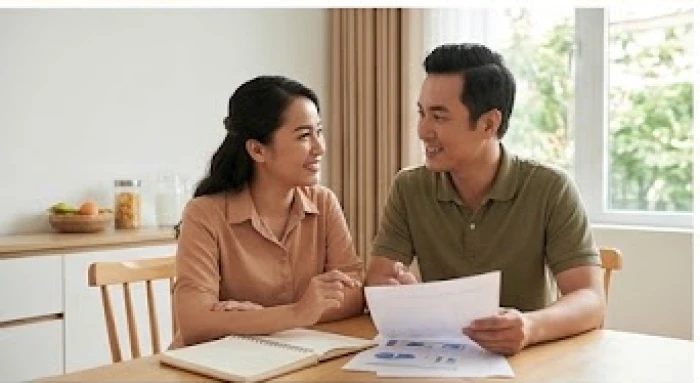 Vợ chồng nam Mậu Thìn cùng thấu hiểu và chia sẻ kế hoạch tài chính giúp gia đạo ấm êm