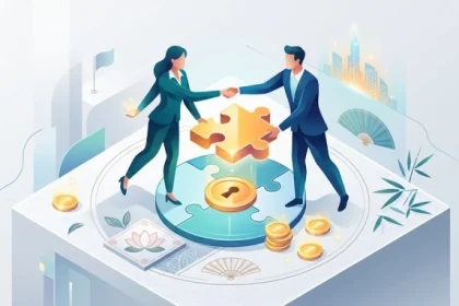 Sơ đồ phong thủy và hình ảnh đối tác kinh doanh minh họa cho tuổi ngọ hợp làm ăn với tuổi nào