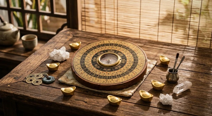La bàn phong thủy và các vật phẩm mang lại vượng khí cho người tuổi nhâm thân 1992