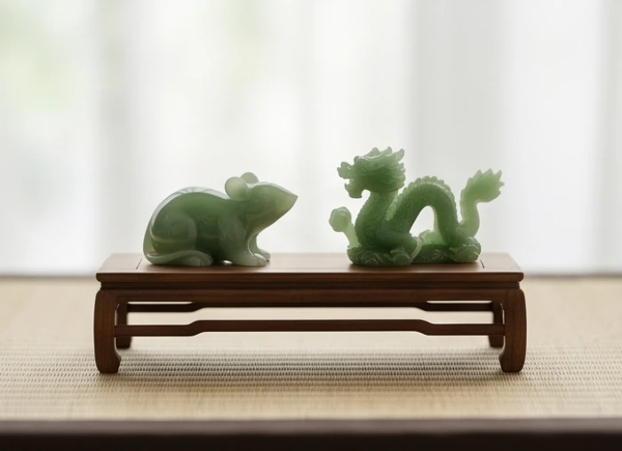 Biểu tượng chuột và rồng phong thủy giúp gia đạo tuổi Thân thêm viên mãn