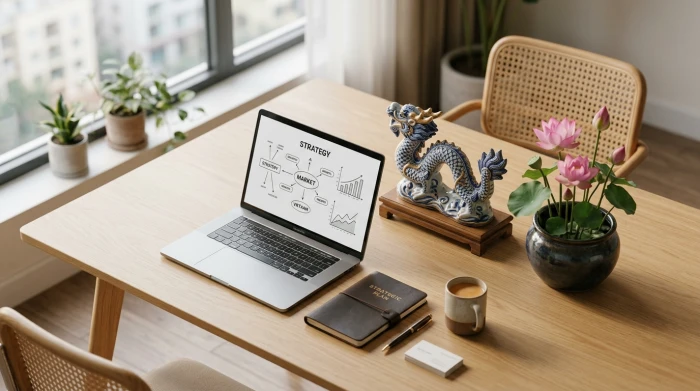 Không gian làm việc hiện đại gợi ý tuổi thìn hợp kinh doanh gì theo phong thủy ngũ hành