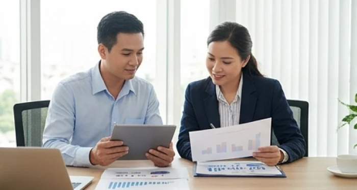 Sự phối hợp hài hòa giữa các đối tác kinh doanh tuổi Thìn và tuổi Dần trong không gian làm việc
