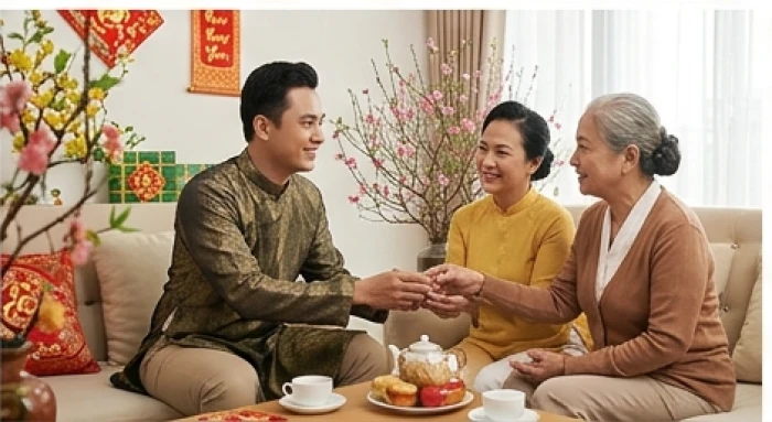 Khách hợp tuổi xông đất đầu năm mới chúc Tết gia chủ sinh năm Nhâm Thìn 1952 mang đến phước lành