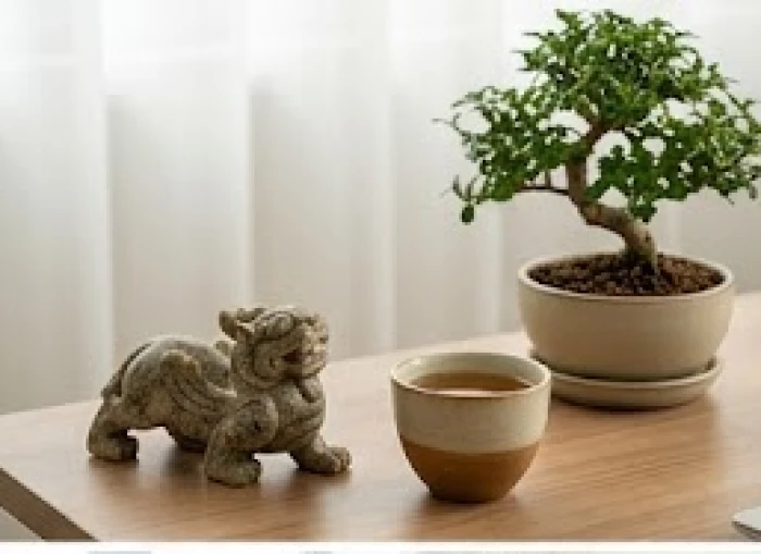 Tỳ Hưu phong thủy kết hợp không gian thiền định giúp người mệnh Hỏa duy trì sự tỉnh táo